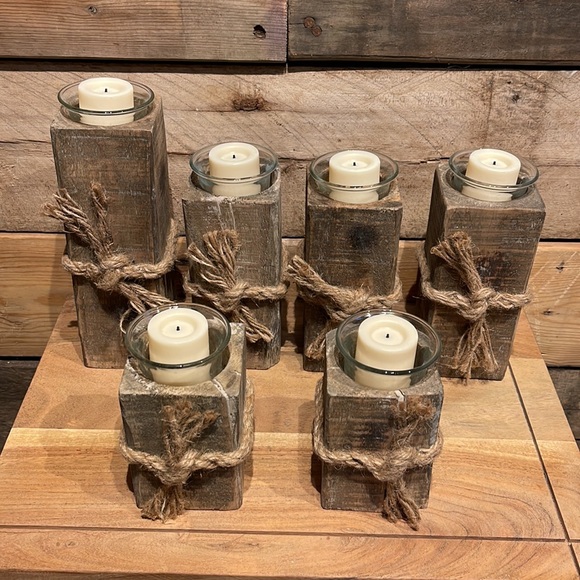 Candle Holders with Light Up Candles - Picture 6 of 7